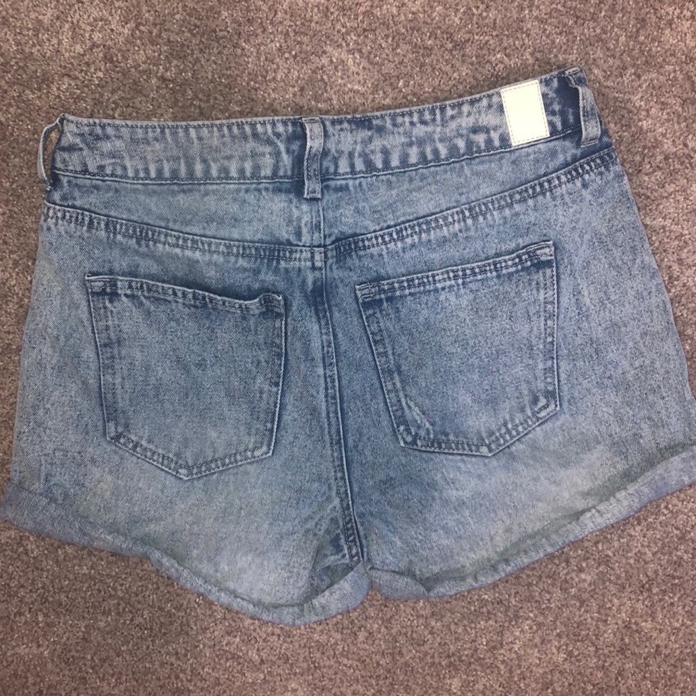 CP jean high waisted mom shorts